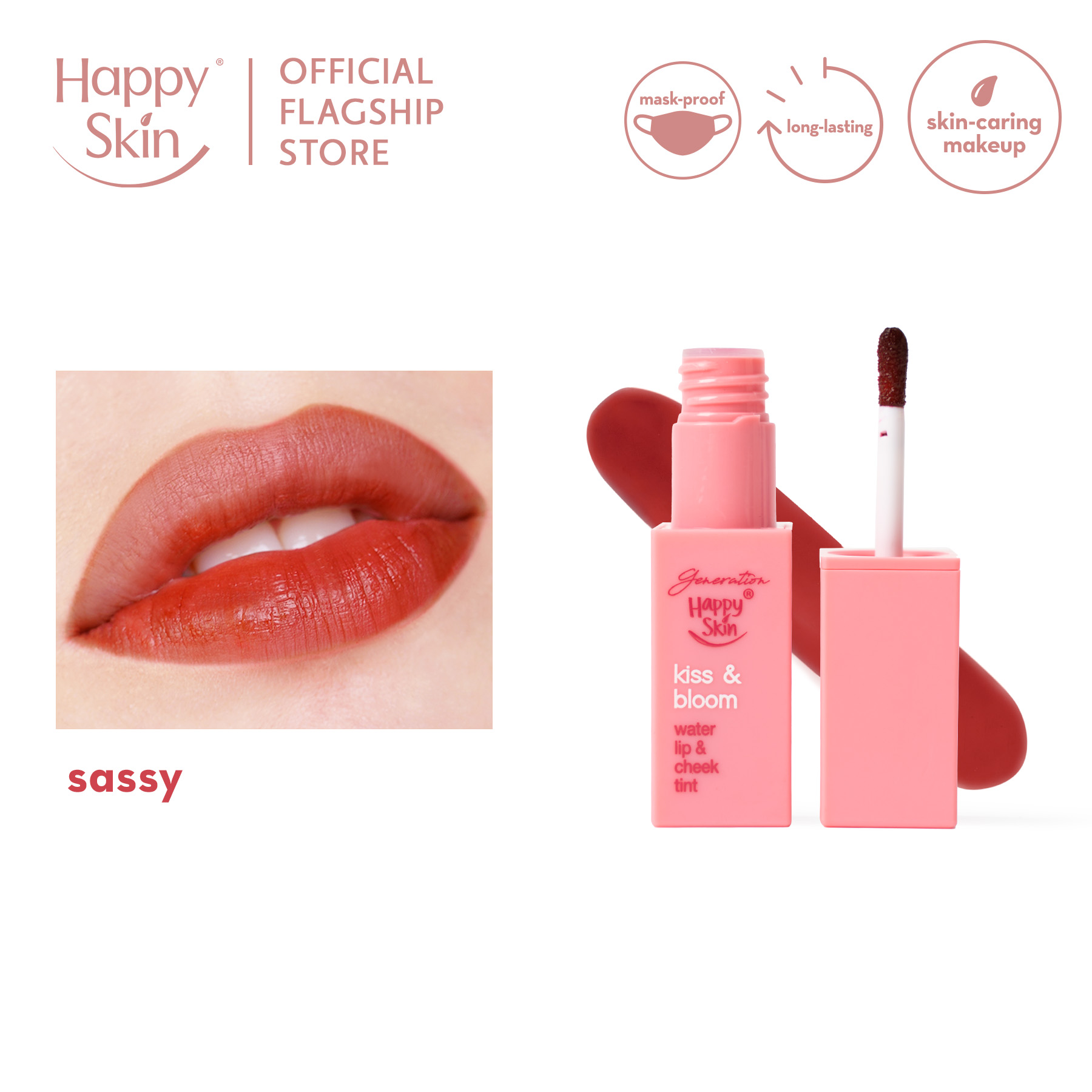 Discount on Happy Skin  shoes - SKU: Generation  Kiss & Bloom Water Lip & Cheek Tint In Sassy