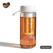 DODO Cold Brew Coffee Maker Bottle - Travel Friendly 450ML/600ML