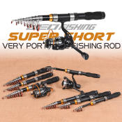 Ultra Short Black Sea Fishing Rod & Reel Set