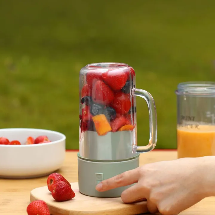 Mason Portable Mini Juicer Blender with Straw Cup –