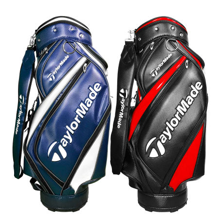 Waterproof PU Leather Golf Bag with Top Cover, Standard Size