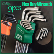 Ktools 9pcs Hex Key Wrench Set - Torx Allen Tools