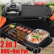 Korean BBQ & Hotpot 2-in-1 Electric Grill - Samgyupsal