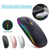 Ultra-Thin Silent Wireless Rechargeable Mouse for Office Use