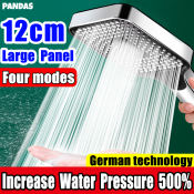 12cm Large Panel Bathroom Shower Set with Four Outlet Modes