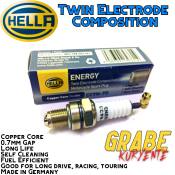 Hella Twin Electrode Spark Plug for Suzuki Smash 115