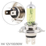 H4 12V Yellow Halogen Car Headlight Bulb - OEM