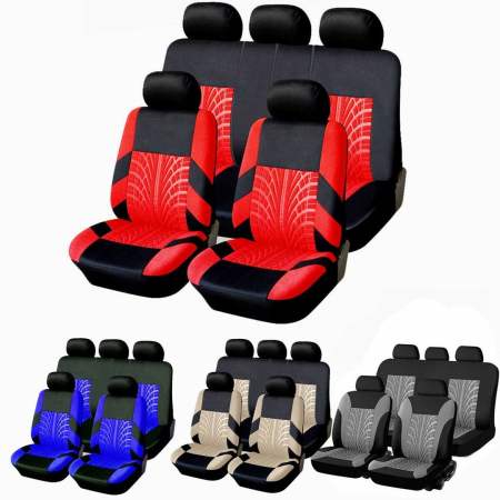 Universal 9Pc Car Seat Covers Set, 4 Seasons, 