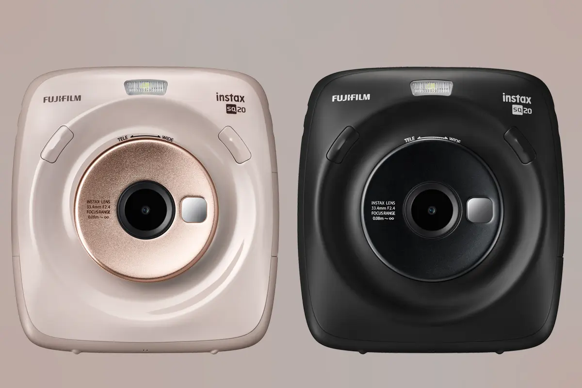 geestelijke gezondheid Kritiek Atlas Fujifilm Instax Square SQ20 Instant Camera Black and Beige – JG Superstore