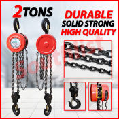 2 Ton Chain Block with 3m Strong Lifting Chain (Brand: N/A)