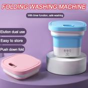 Portable Folding Washing Machine with Dryer - 4.5L Capacity