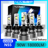 Novsight N55 LED Car Headlight Kit - Extremely Bright 6500K