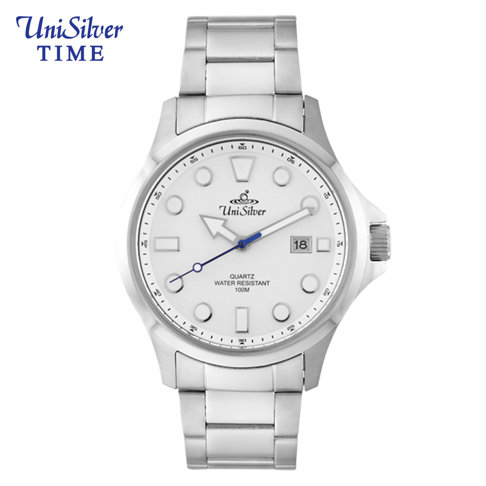 UniSilver TIME Magnifique Polished Bezel Pair Women's Silver