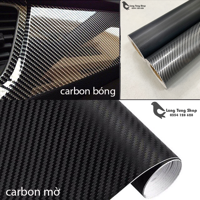 HCMDecal carbon dán xe - đề can cac bon có sẵn keo