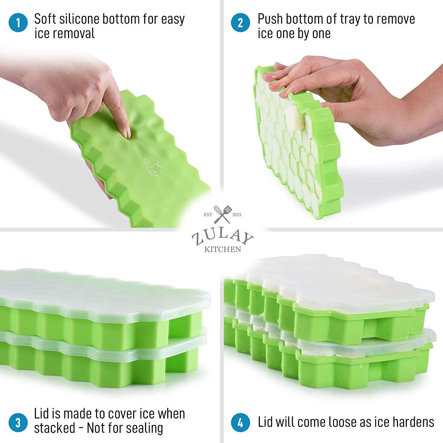 Ice Cube Mold Honeycomb DIY Silicone Ice Cube Maker Ice Tray Mould With /xa