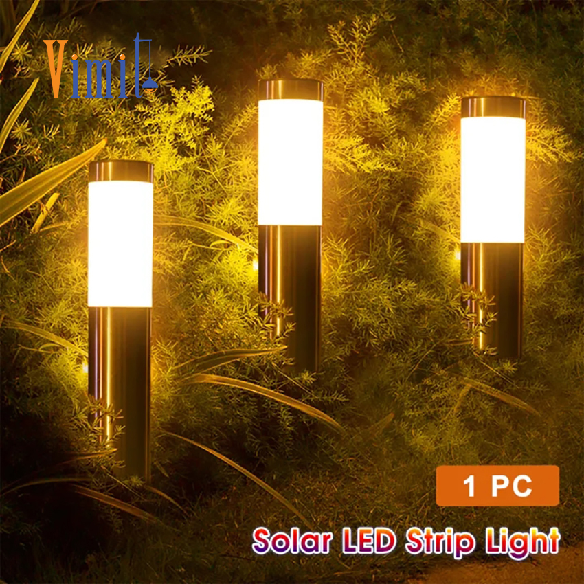 Vimite Led Solar Garden Light Outdoor Waterproof Lawn Lamp Pathway Lights