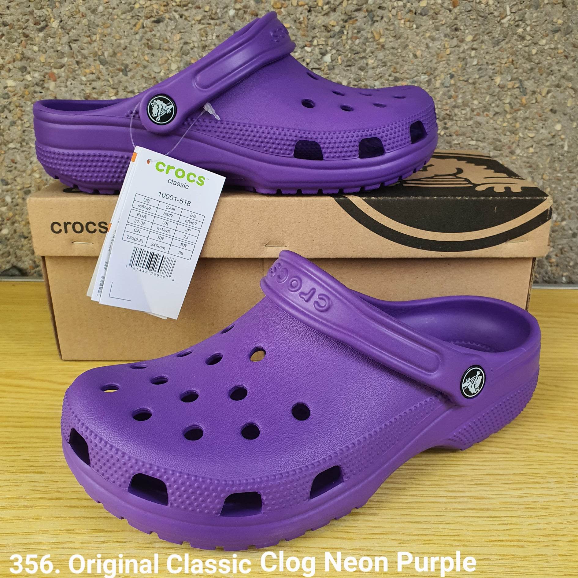 Purple best sale crocs mens