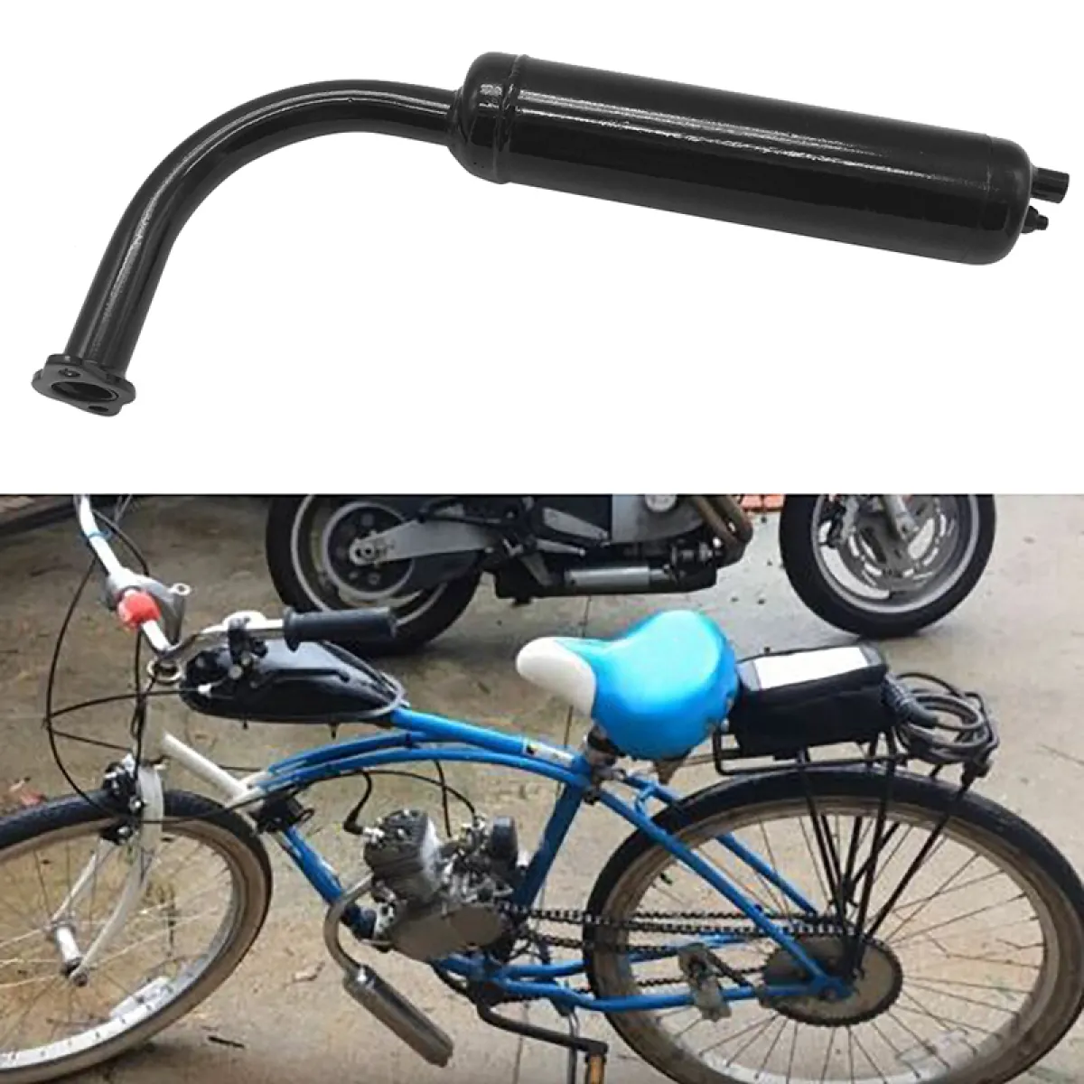 motorized bike exhaust