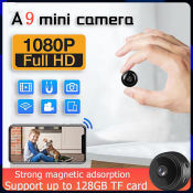 Mini WiFi Smart Home Camera - HD 1080p (Brand: A9)