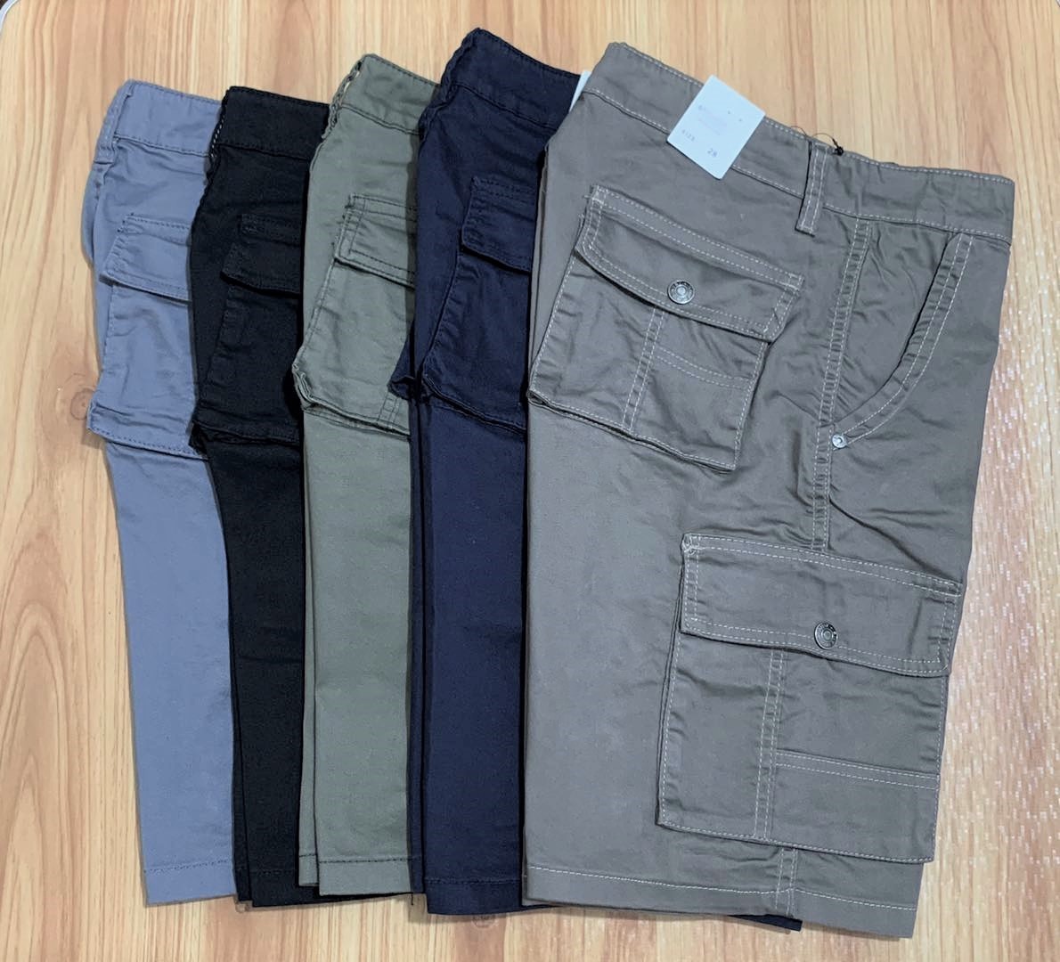 7 Color women 6 Pocket Cargo Pants Unisex Straight Casual Fashion Loose  Pants