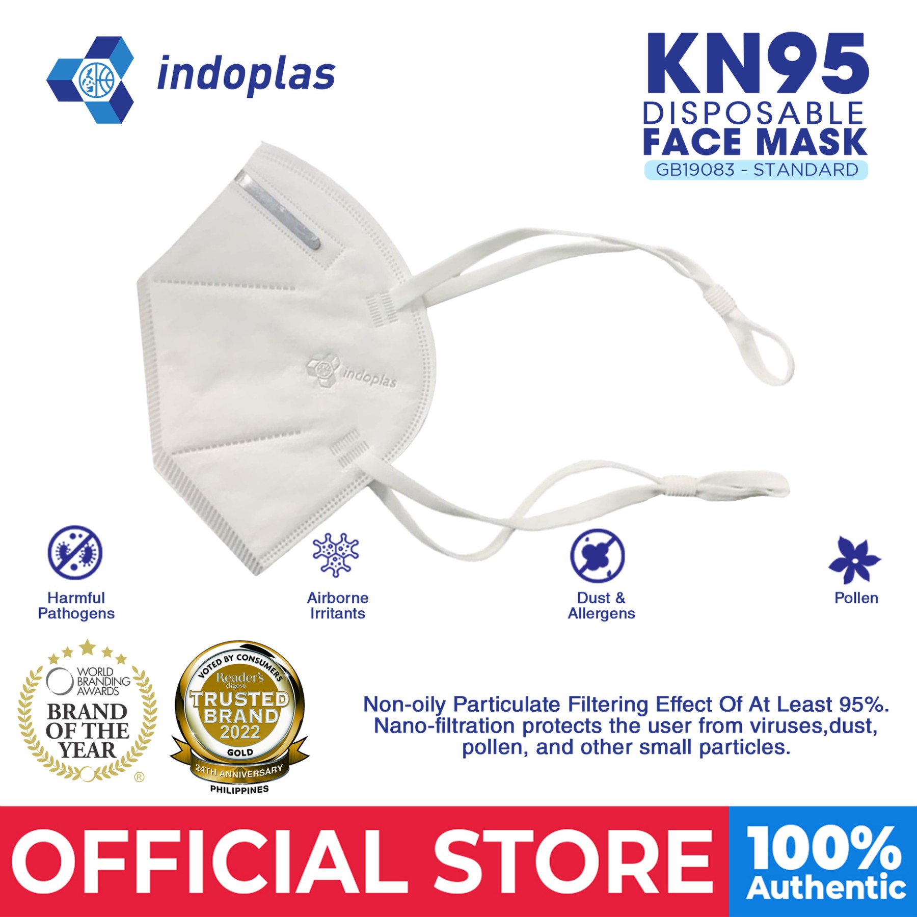 indoplas face mask n95