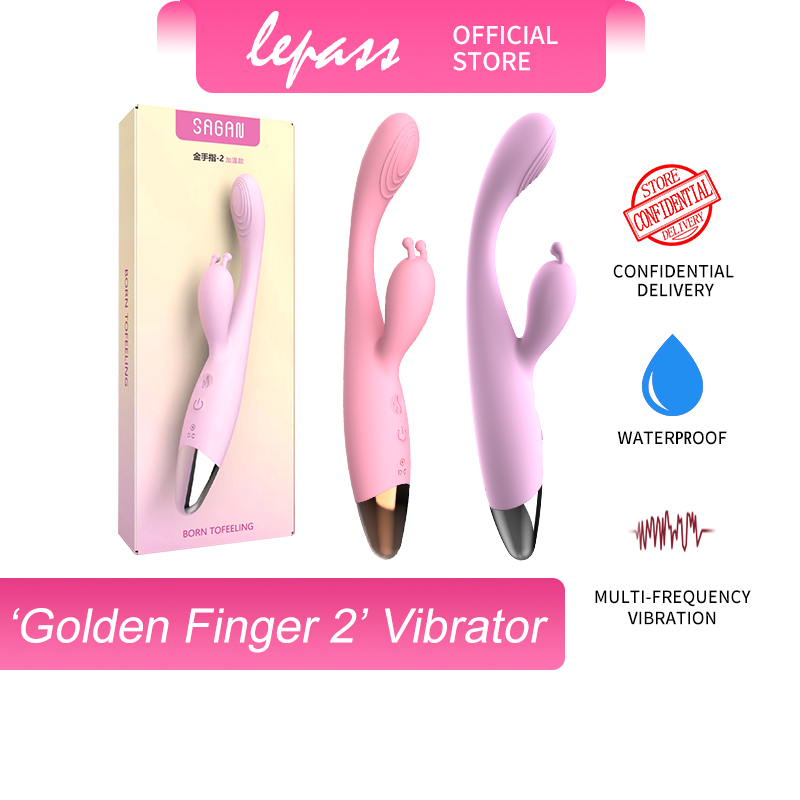 Lepass 12-Speed G-Spot Dildo and Clitoral Vibrator