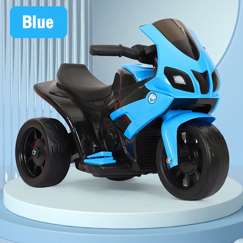 Rechargeable Motorcycle for Kids Tricycle Electric Motorcycle for Kids  Large Battery Music Light