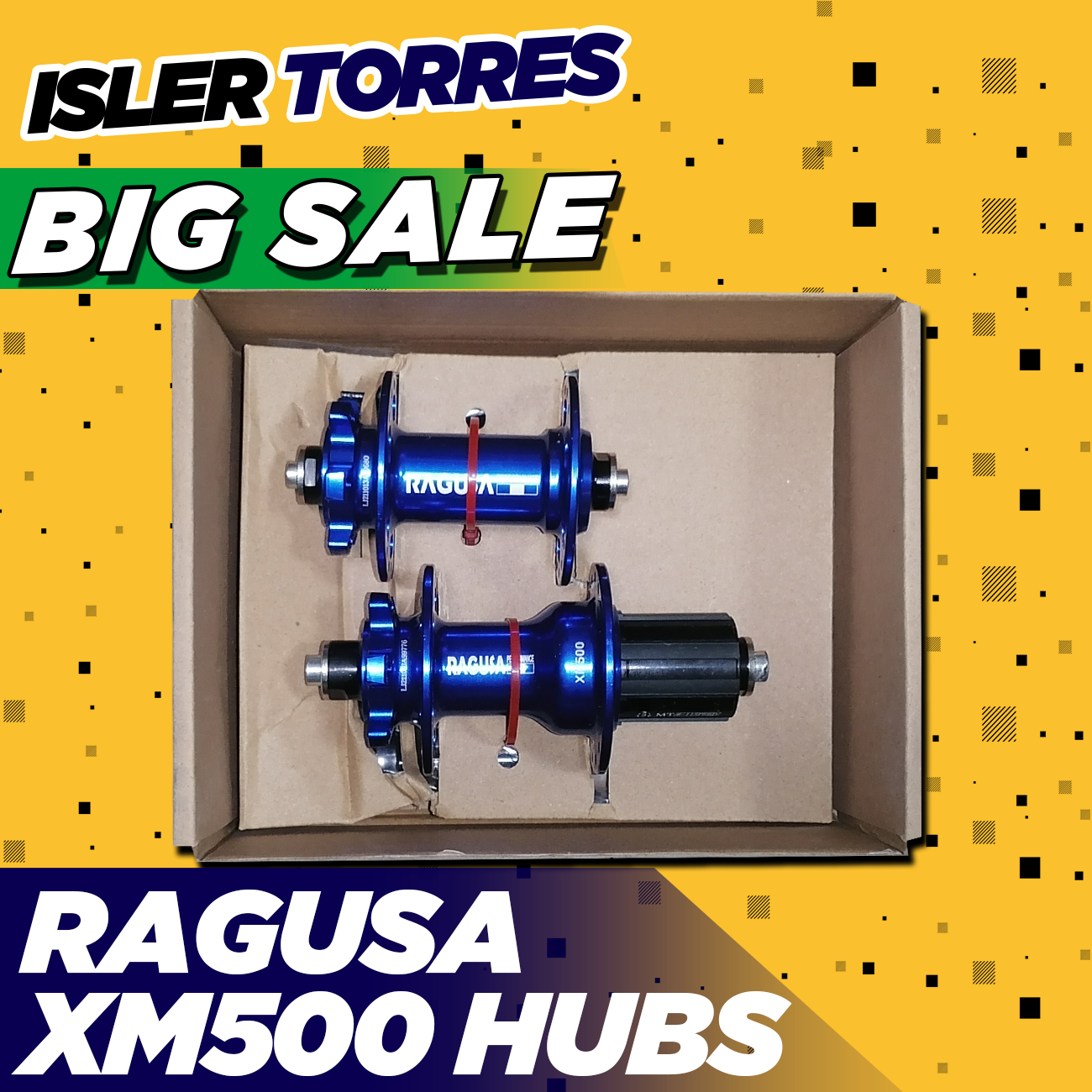 Ragusa XM500 Hubs 32 holes Skewers included AC Lazada PH