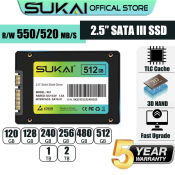 SUKAI 2.5" SSD 120GB-512GB SATA3 for Laptop/Desktop