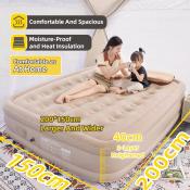 Portable Air Bed with Automatic Built-in Pump for Camping
