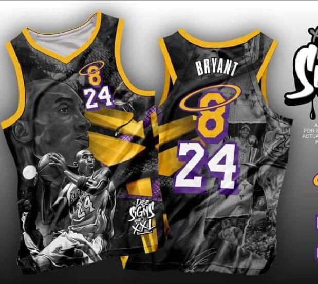 Black Mamba Lakers Jersey, Men's Fashion, Activewear on Carousell