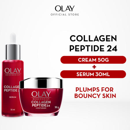 Olay Regenerist Collagen Peptide24 Moisturizer & Serum Bundle