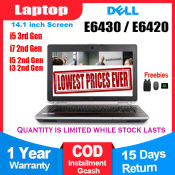 Dell E6420 Laptop with Intel i7 or i5 Processor