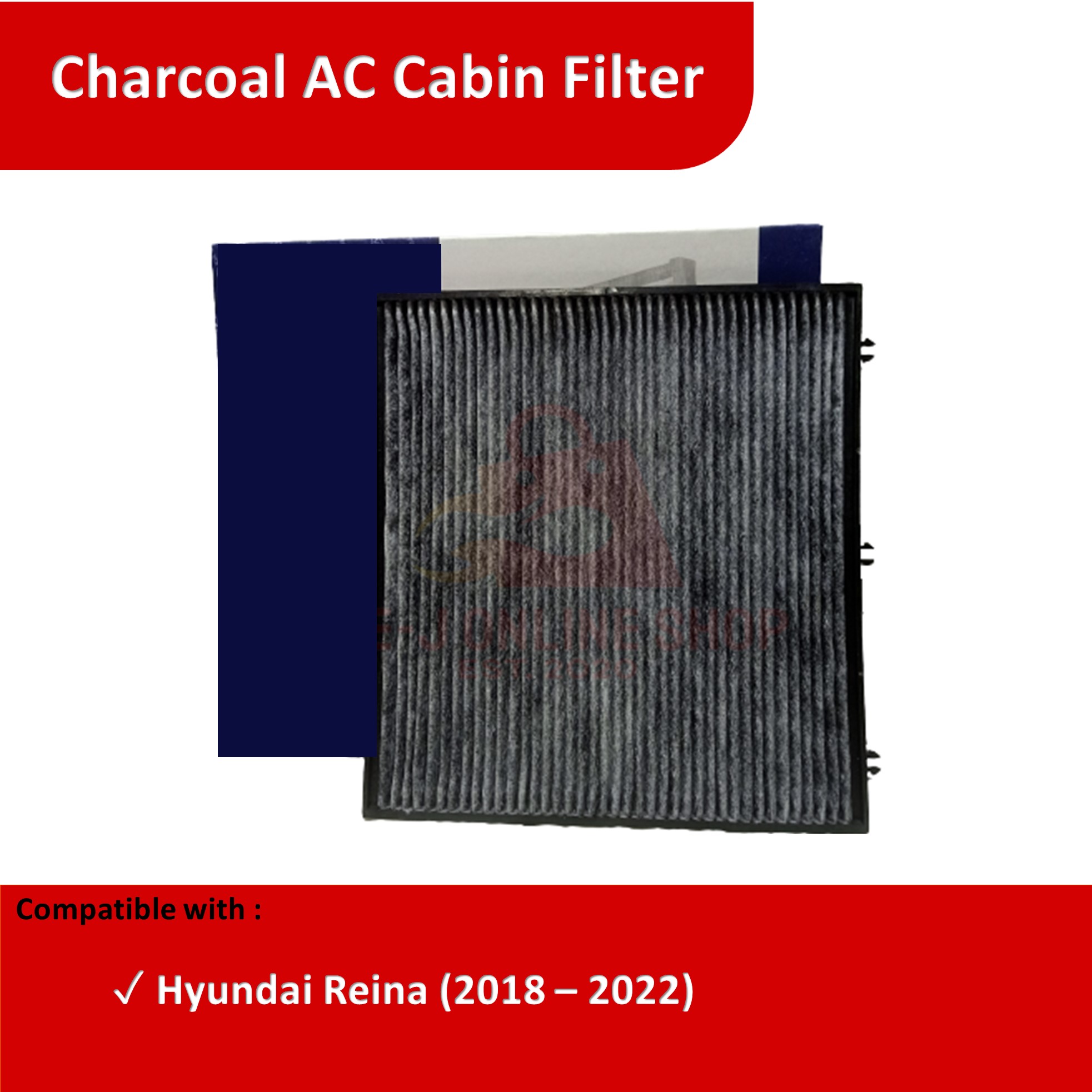 Charcoal cabin deals filter for hyundai