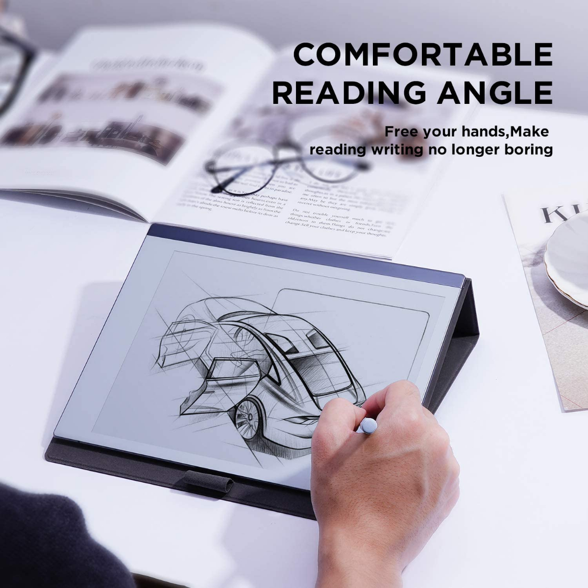 Ayotu Skin Touch Feeling Folding Case for Remarkable 2 Paper Tablet