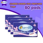 Charmee Powder Cool Longer Pantyliner - 4 packs