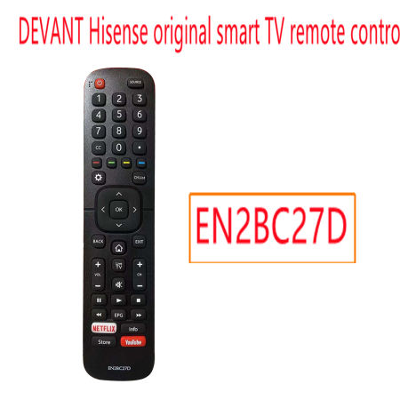 Devant Remote Control EN2BC27D 32LTV900/ 39LTV900/ 43LTV900/ 50LTV800/ 55LTV800/ 32STV101/ 43STV101/40STV101/49STV101