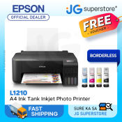Epson EcoTank L1210 Photo Printer with Borderless Printing