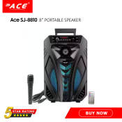 ACE PORTABLE SPEAKER  8” INCHES