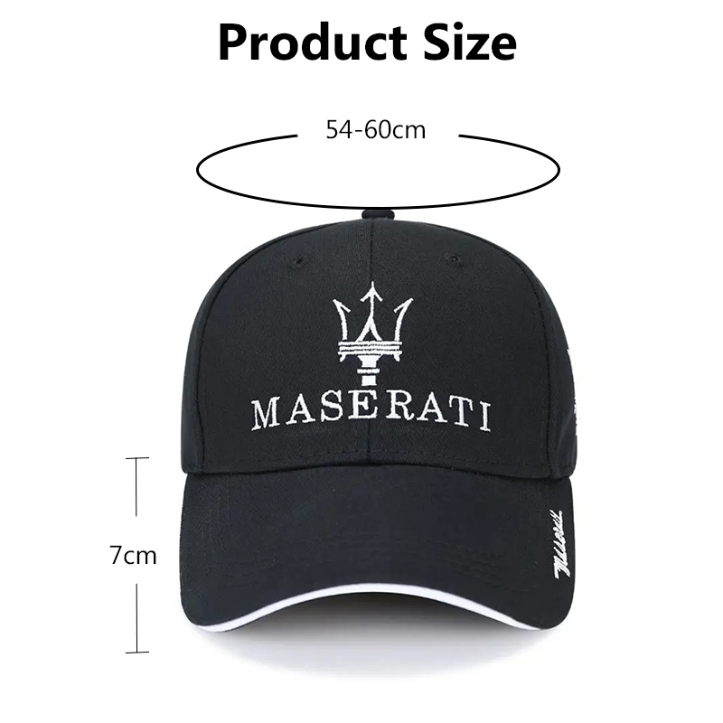 Maserati-Logo Unisex Men Camo Hip Hop Hat Rock Cap 