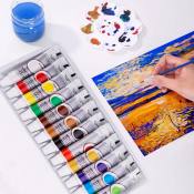 Vibrant Acrylic Paint Set for Artists and Hobbyists