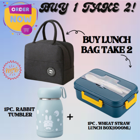 Diva Sale Lunch Bag Set with Bento Box and Tumbler
