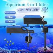 Aquarium Top Filter with Oxygen Pump and Water Circulation