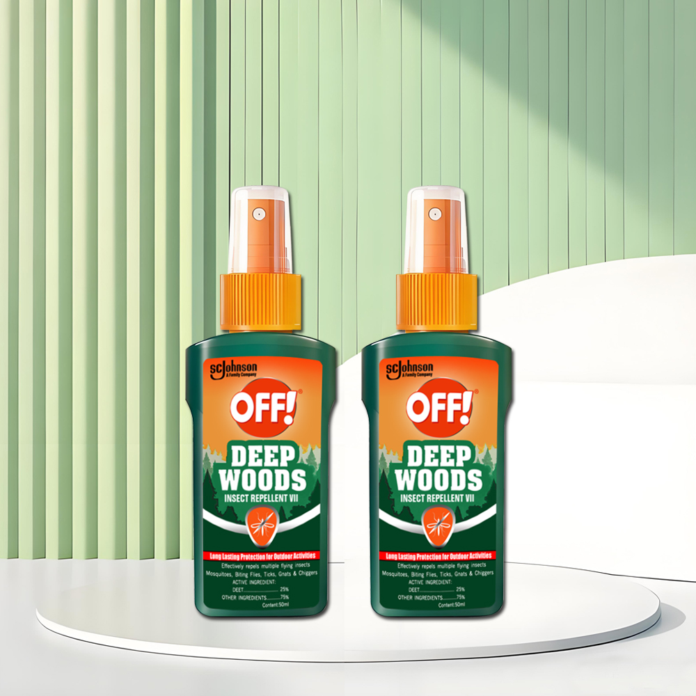 OFF! Deep Woods Insect Repellent VII Mosquito Repellent Spray 50ML - Image 3