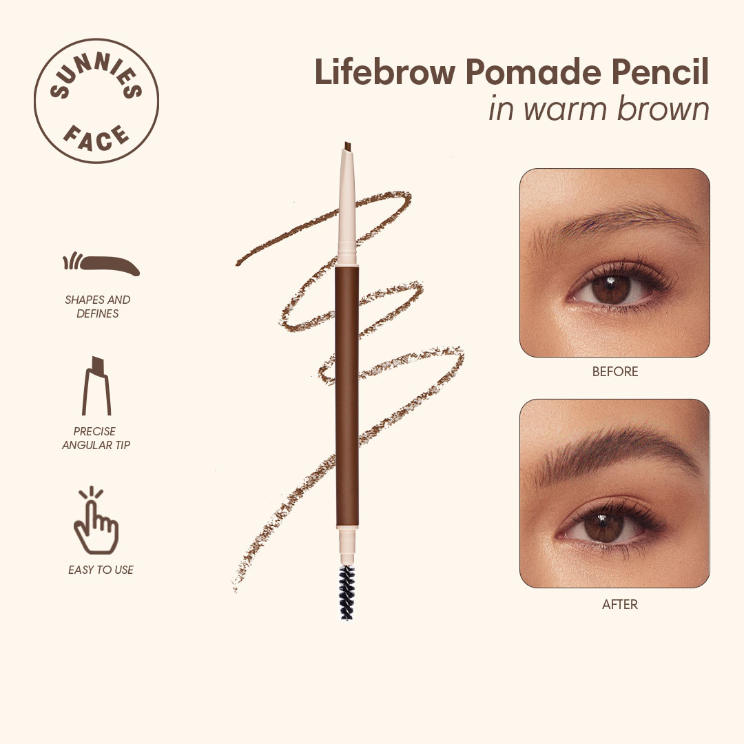Discount on Sunnies Face  shoes - SKU: Sunnies Face Lifebrow Pomade Pencil [Brow-Defining Pomade Pencil] (Warm Brown)