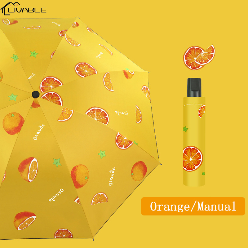 LIVABLE UV Protection Umbrella Automatic Folding Umbrellas Rain Sunscreen Umbrella Men Women Portable Travel Umbrellas - Image 4