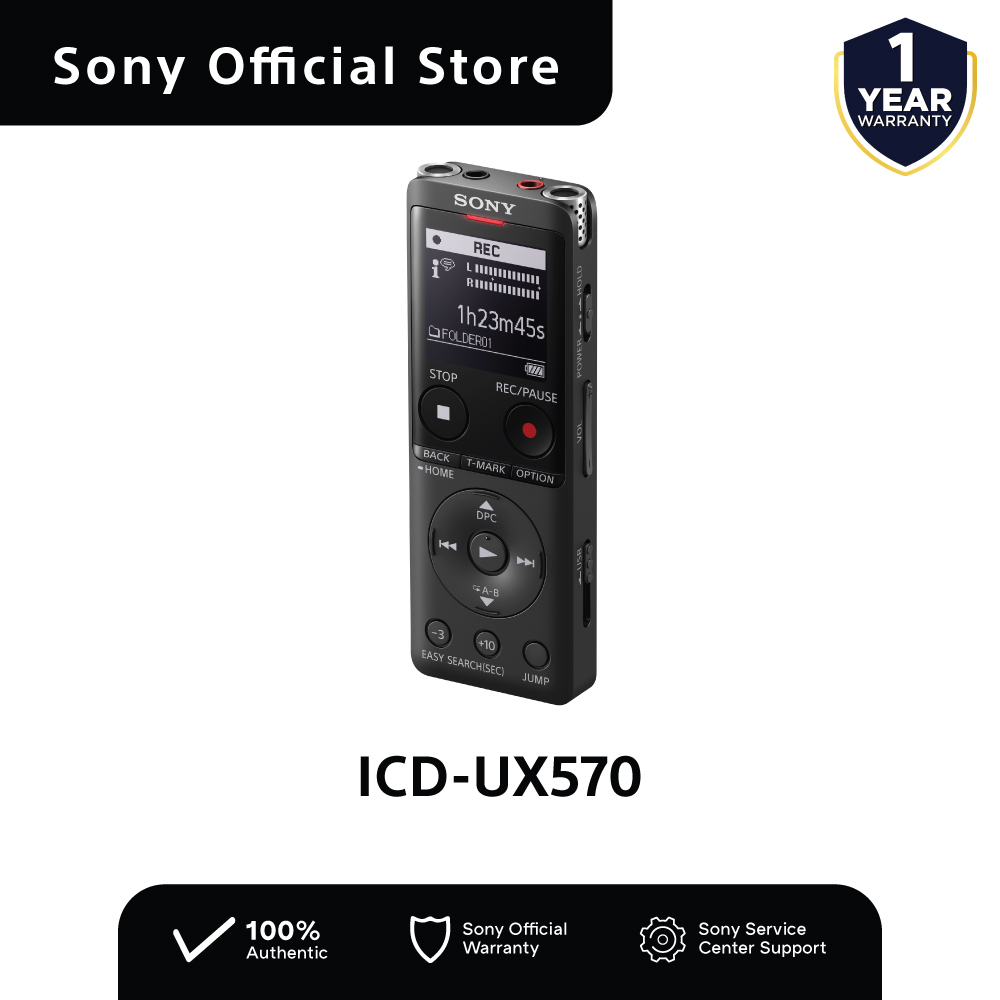 Sony ICD-UX570F / ICD UX570F Digital Voice Recorder with S-Microphone