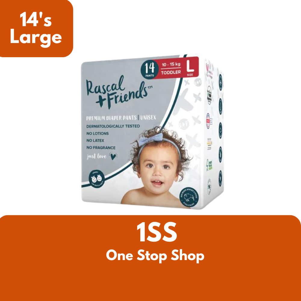 Rascal + Friends Premium Diapers Extra Large 44pcs