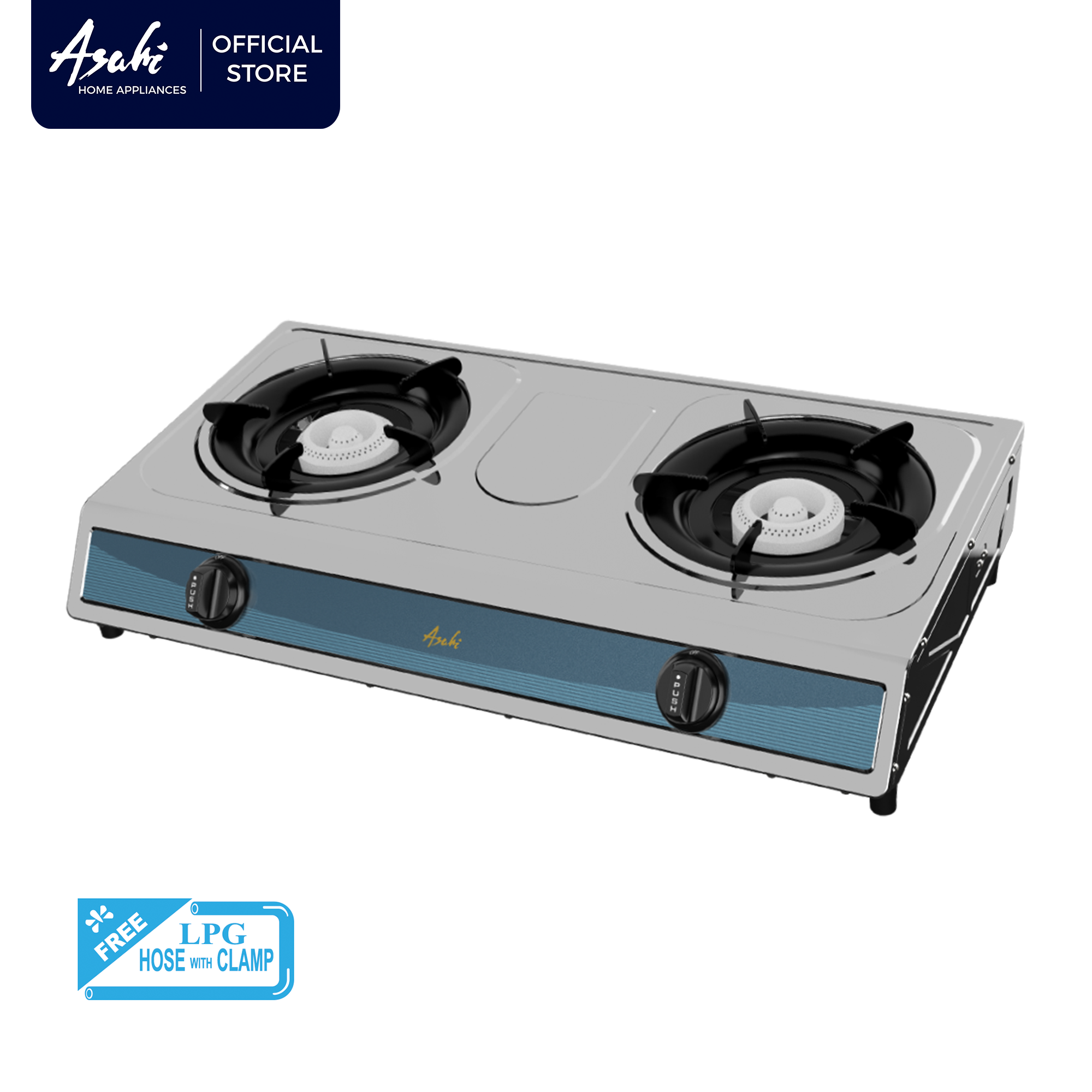 Asahi GS 117 Gas Stove Double Burner