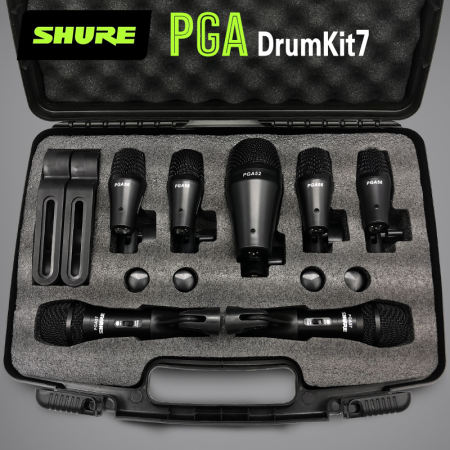 SHURE PGA Drum Microphone Kit: Perfect sound for drums